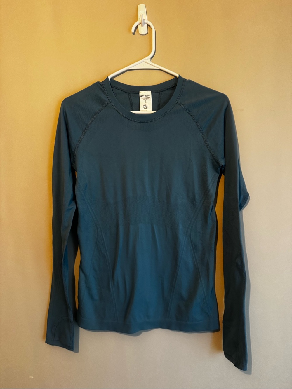 Athleta Women's Long-Sleeve Crew Top - Dark Teal